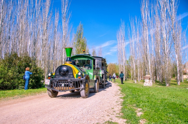 El único vehículo motorizado que accede al espacio protegido es el trenecito El Carrizal.