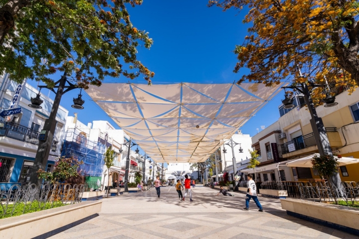Plaza de las Flores en Isla Cristina (Huelva)