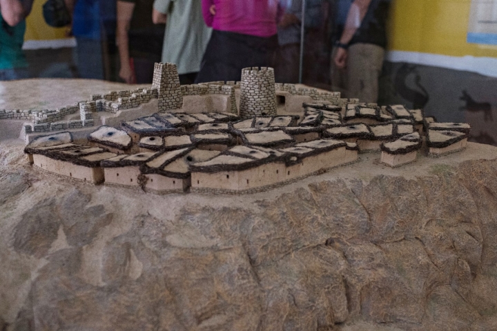 Recreación de cómo pudo ser el Cabezo de San Pedro en tiempos íberos.