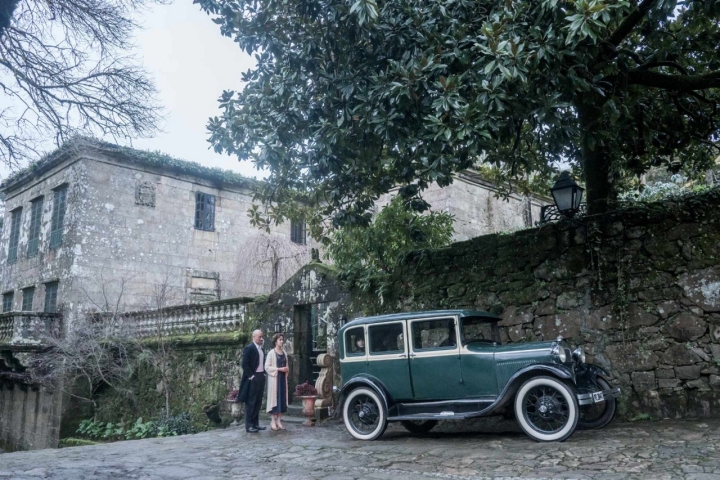 Exterior del Pazo de Faramello, elegido para convertirse en el pazo ficticio de la novela.