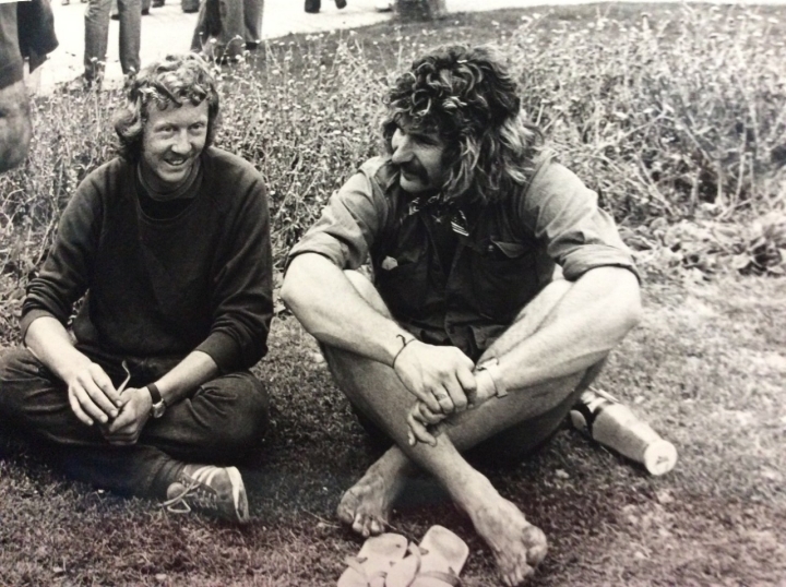 Hippies en San Fermín. Foto: José Luis Nobel Goñi. Ayuntamiento de Pamplona.