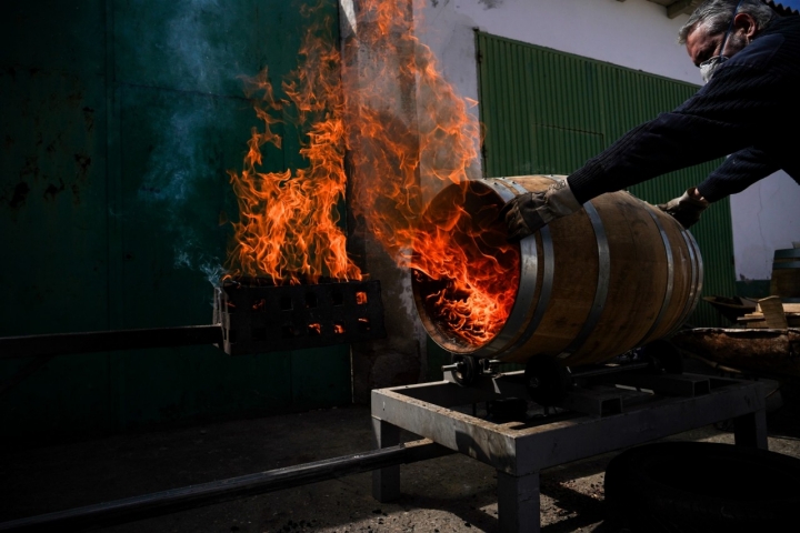 La última tonelería de Castilla y León sigue activa en Nava del Rey, enfocada al mercado estadounidense.