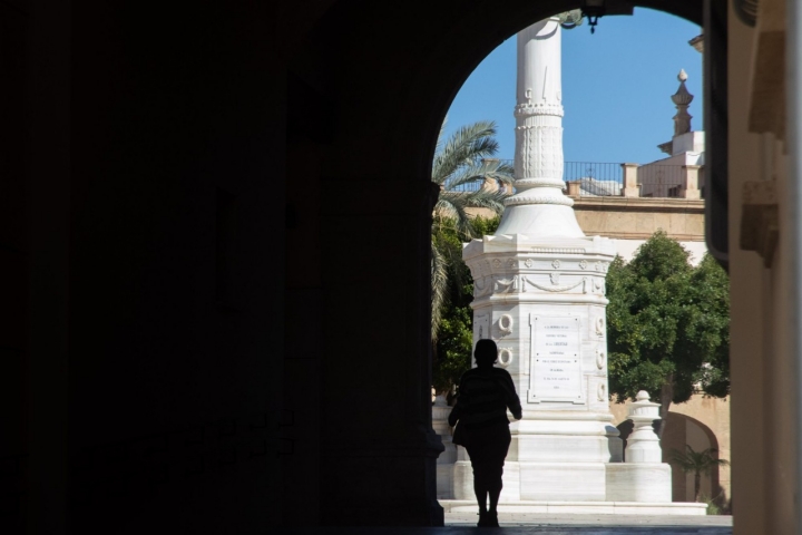 Entrada a la Plaza Vieja de Almería