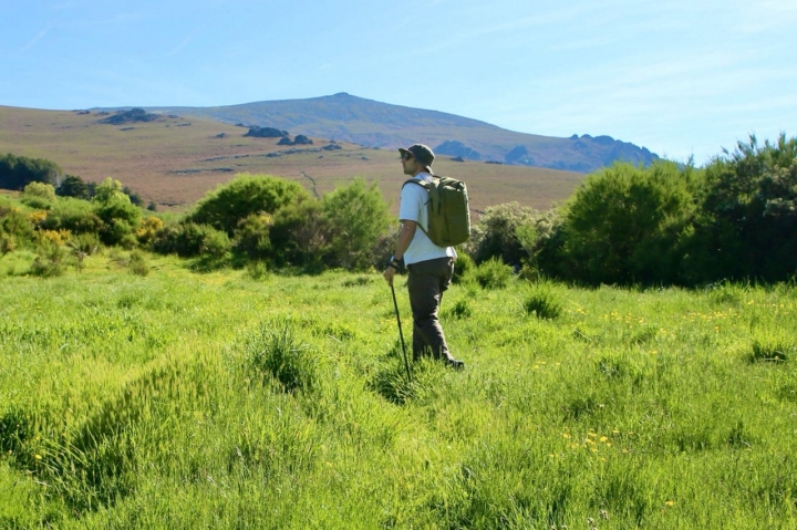 Vistas del valle desde la senda del Pico Teleno de León