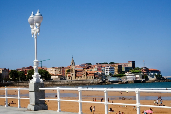 Muro de San Lorenzo en Gijón