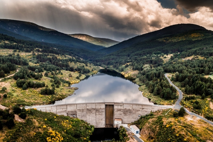 El embalse de Navafría.