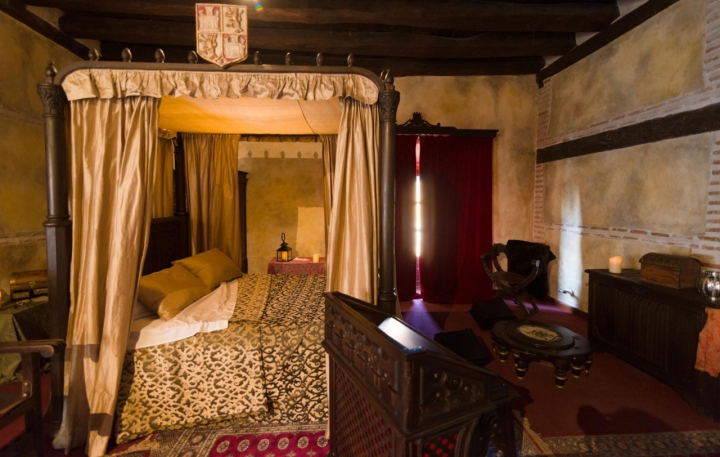 Medina del Campo: recreación de la habitación de Isabel en el Palacio Testamentario