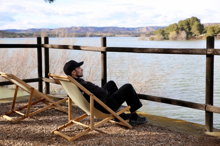 El embalse invita a la calma.