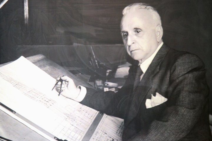 Retrato de Antonio Palacios. Exposición 'Madrid metrópoli. El sueño de Antonio Palacios' CentroCentro; 08.04.25-06.07.2025. Foto: © Marga Estebaranz