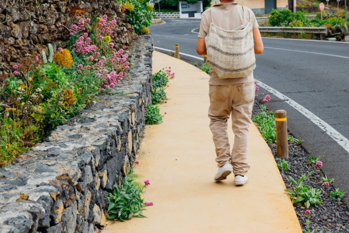 Tramo del Camino de Barlovento en la isla de El Hierro