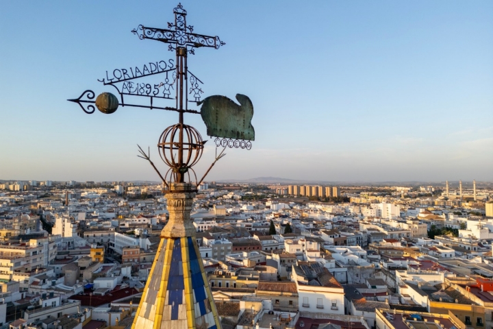 El barrio de San Miguel a vista de dron.