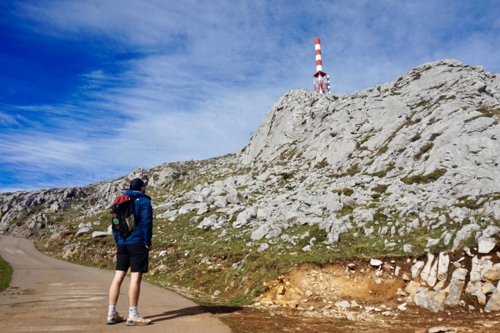 Cima del Gamoniteiro en la Sierra del Aramo (Asturias).