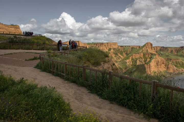 Barrancas de Castrejón y miradores.