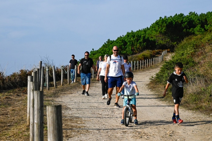 Ruta cabos O Morrazo familias