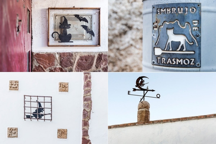 Trasmoz: Detalles en el pueblo que recuerdan su relación con la brujería. Foto: Ferrán Mallol