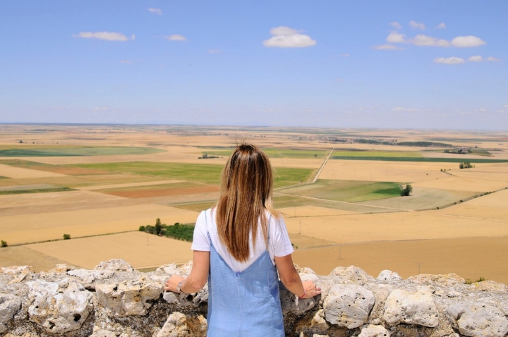 Campo y más campo. Así son las vistas de los alrededores.