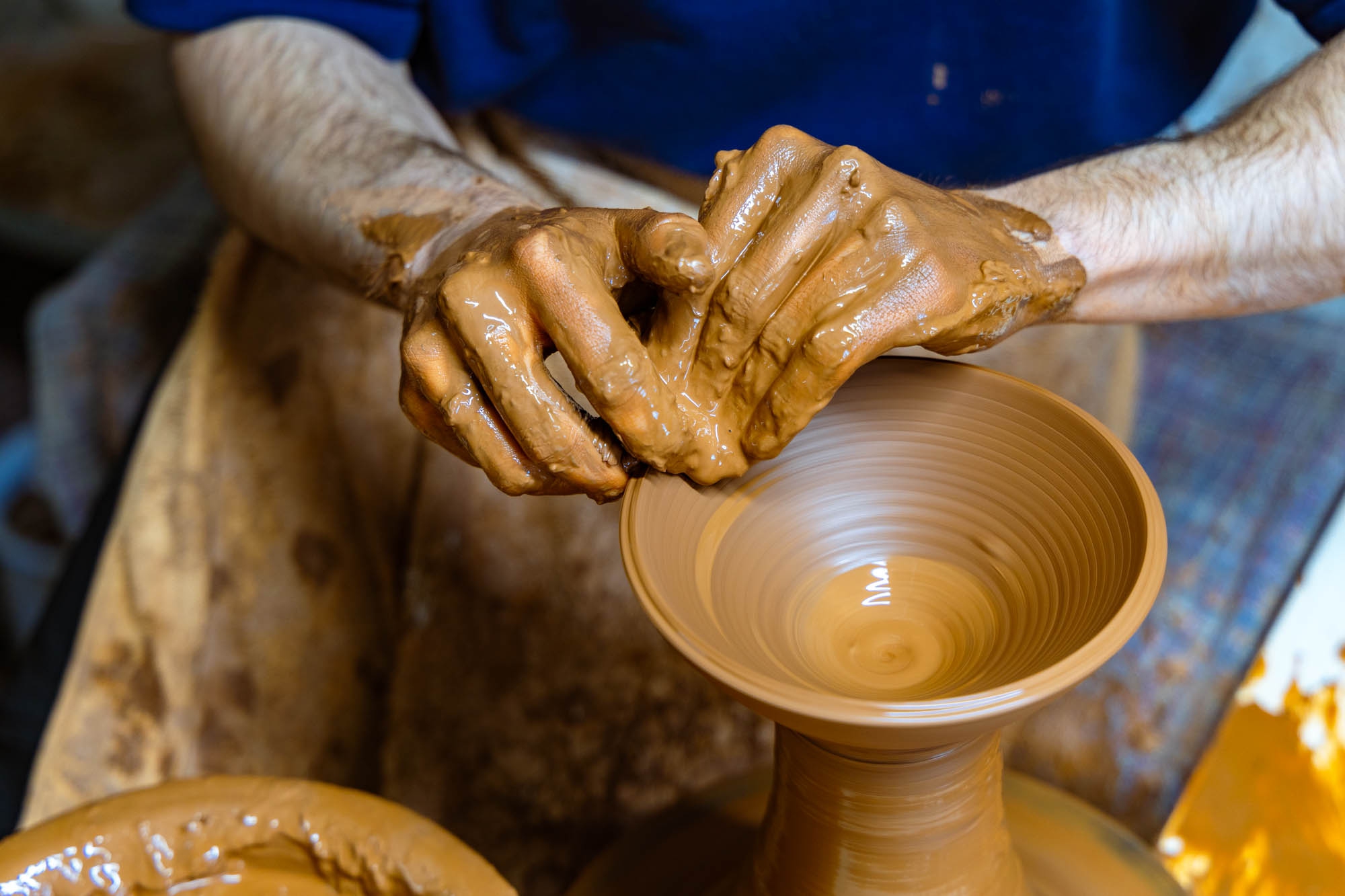 Taller de alfarería de Ángel y Loli.