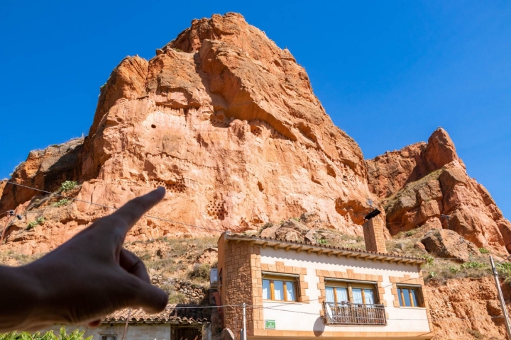 Resto de cuevas en Herce