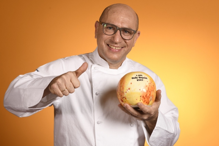 Javier García, con el Sol recibido por primera vez en 2022