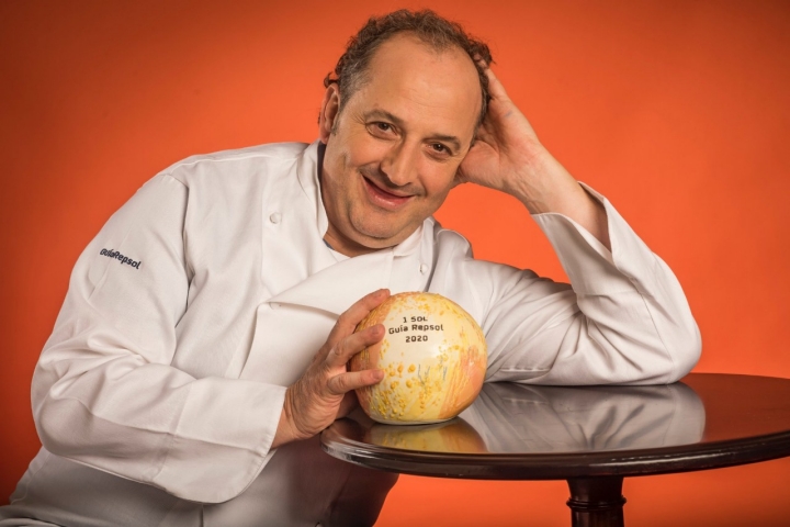 Pedro Masip con su primer Sol por Casa Masip conseguido en 2020.