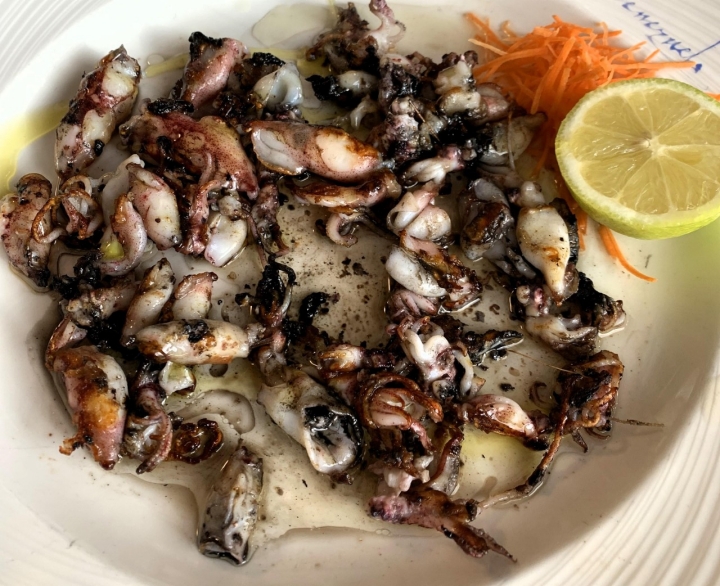 Chopitos a la plancha. Foto Guía Repsol